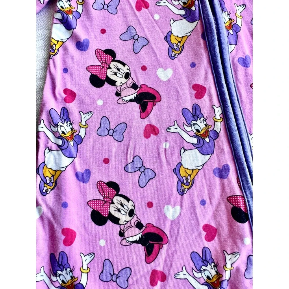 Whispering Willows Disney Minnie Mouse Daisy Duck Bamboo Pajamas Romper 18-24M